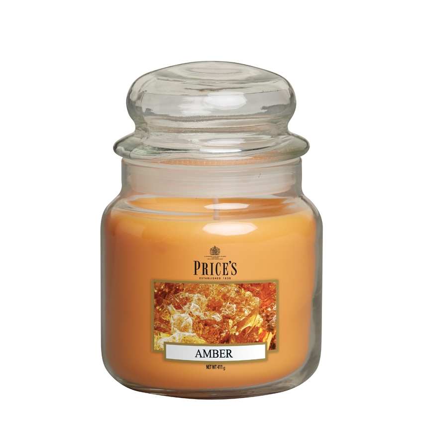 Download Amber Scented Candle Jar 411g - £7.99 - Inspirations Wholesale