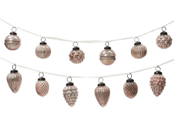 blush garland christmas