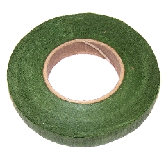 OASIS® Flower Tape, flower tape, self-adhesive, moss green  W13mm L27.5cm 2pcs-31-06032